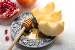 Apples and Honey, foods that are integral to the customs and rituals of the Jewish holiday of Rosh HaShanah