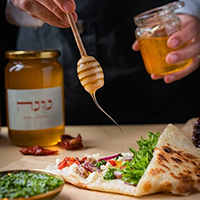 Mufletas are a traditional Moroccan crepe eaten after Passover during Mimouna.